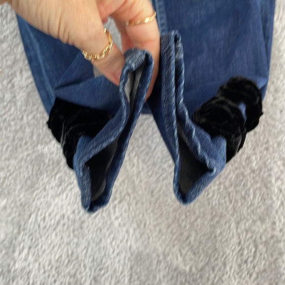 McGuire Jeans Women's 26 Velvet Bows Newton Skinny Cropped Stretch Denim Blue - Picture 9 of 16